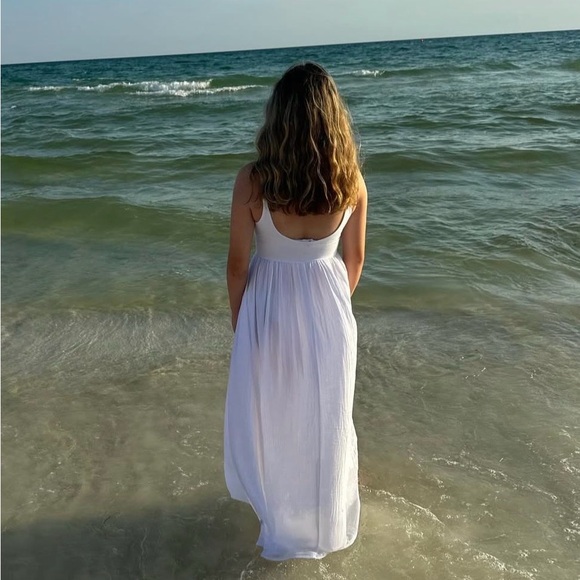 Aerie White Summer Dress - Picture 3 of 3